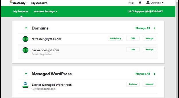 move wordpress site from godaddy to bluehost