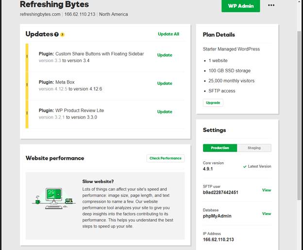 move wordpress site from godaddy to bluehost