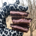 Chocolate covered strawberry fudge vegan