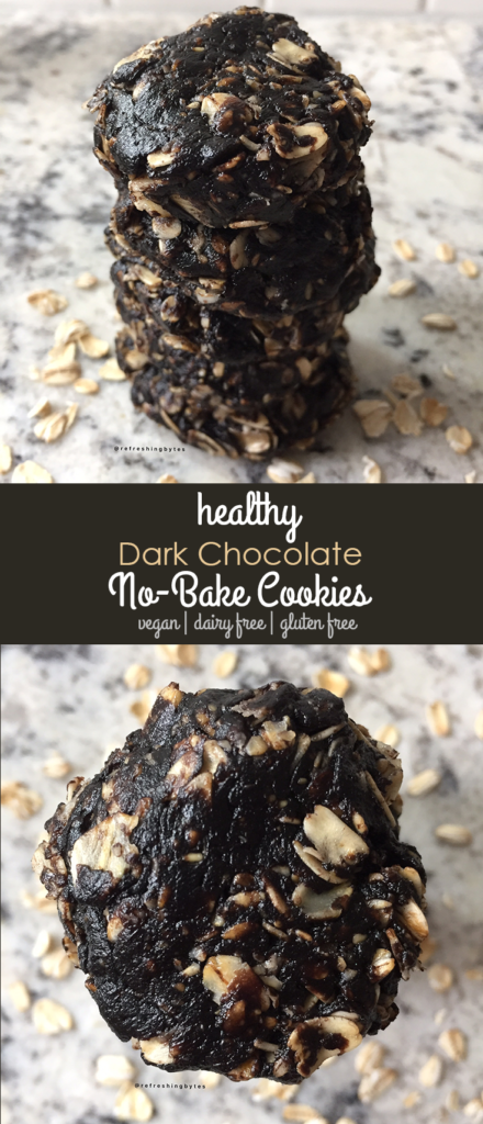 Chocolate Peanut Butter No Bake Cookies