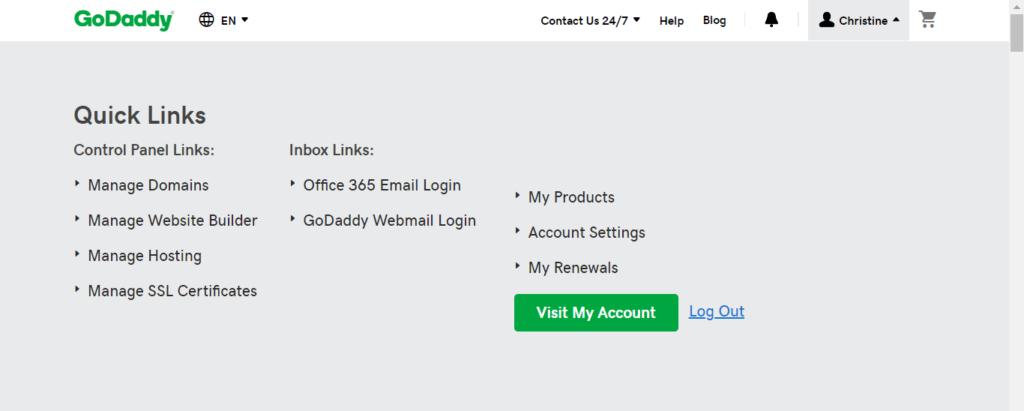 transfer domain from godaddy to bluehost